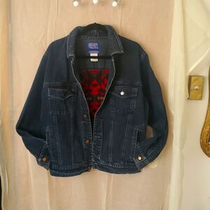 PENDELTON DENIM AND WOOL JACKET